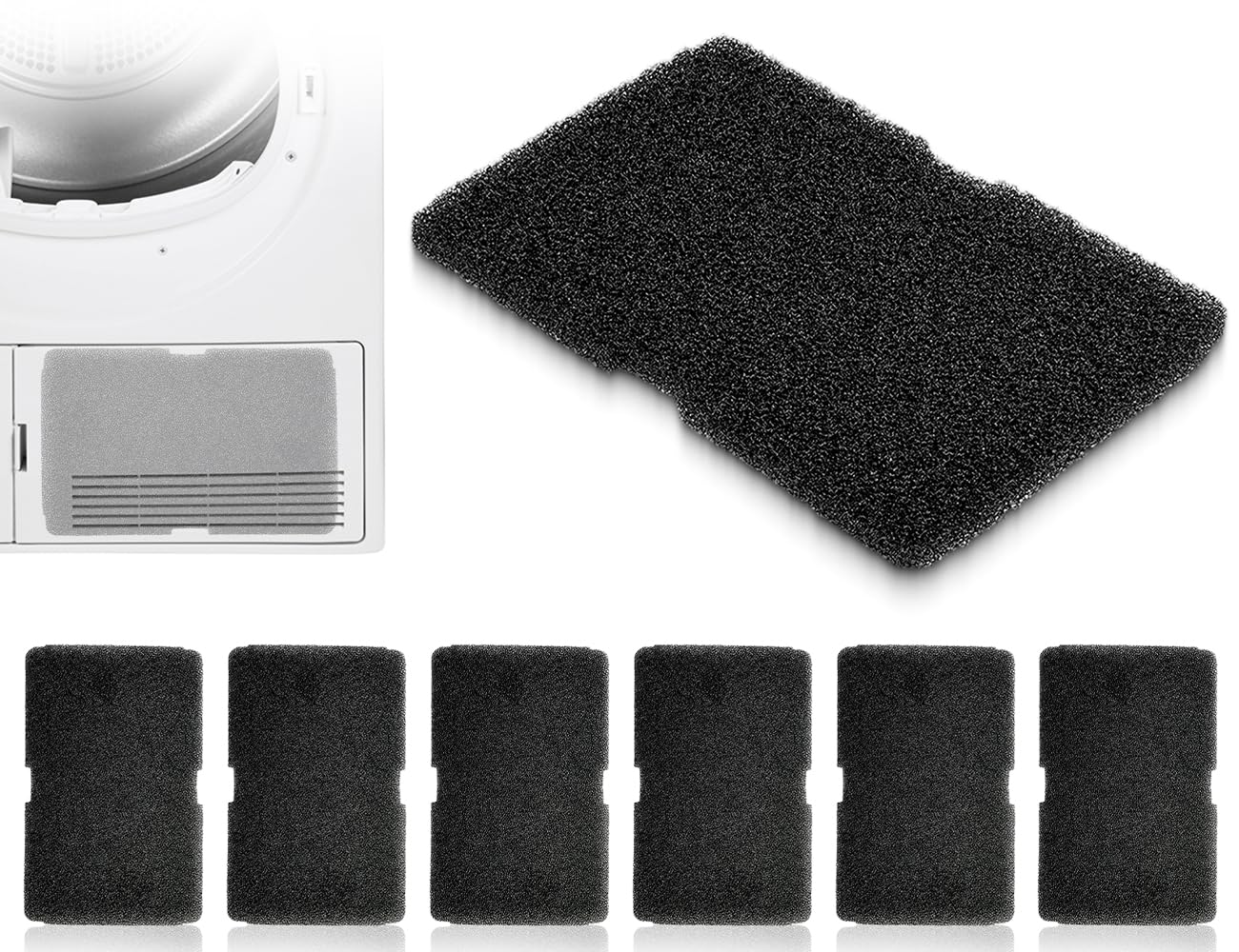 Filtri Asciugatrice Beko - 4 Pezzi Riutilizzabili Per Asciugatrici A Condensazione E Pompa Di Calore - Foto 8