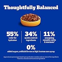 Vista 7 de Pedigree Choice Cuts in Gravy - Paquete variado de alimentos húmedos suaves para perros adultos, bolsas de 3.5 onzas, 18