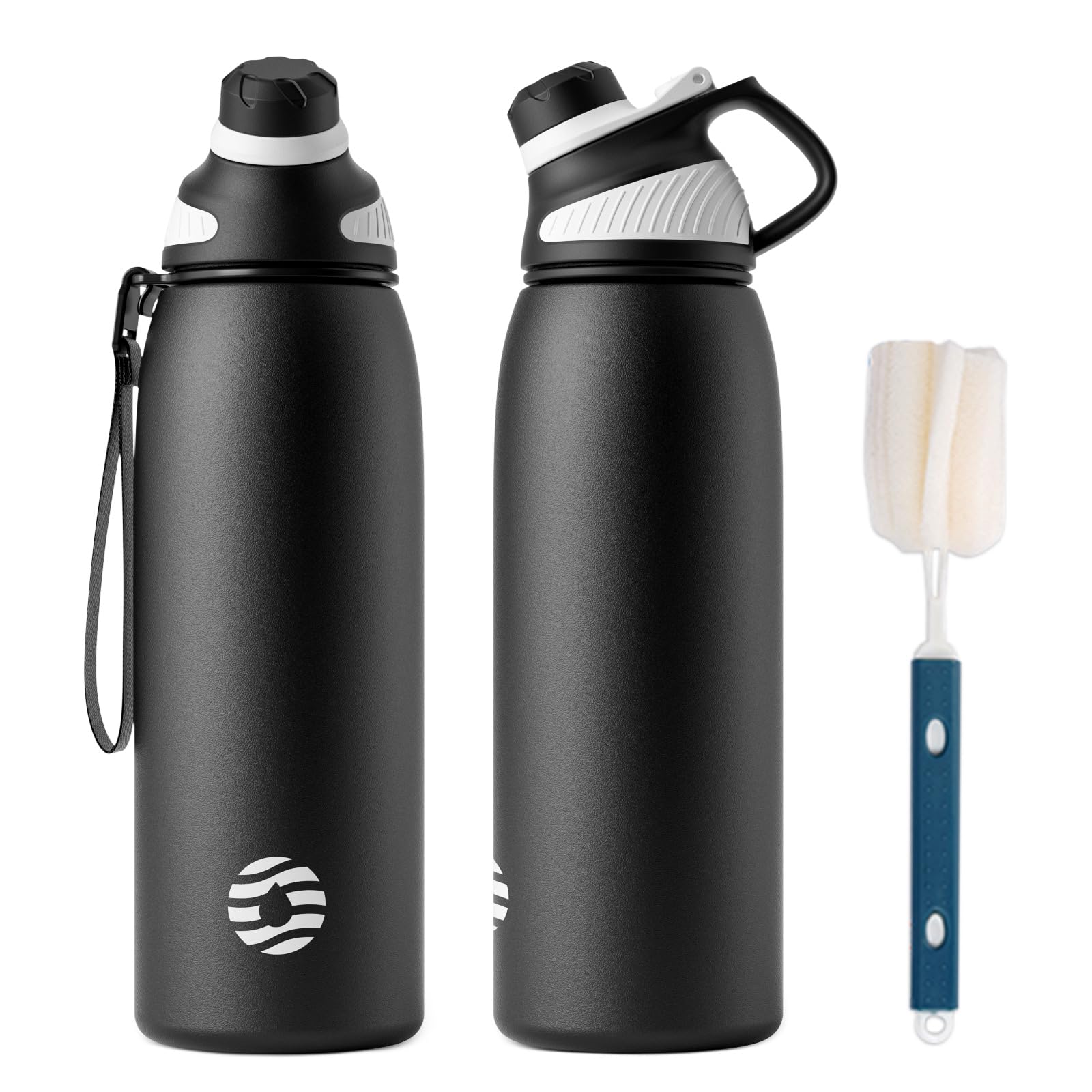 Fjbottle Botella Agua Acero Inoxidable con Tapa Magnética 1L, 800ml, 600ml, 400ml sin BPA Botella Termica para Niños, 1500ML Deportiva Termo — view 15