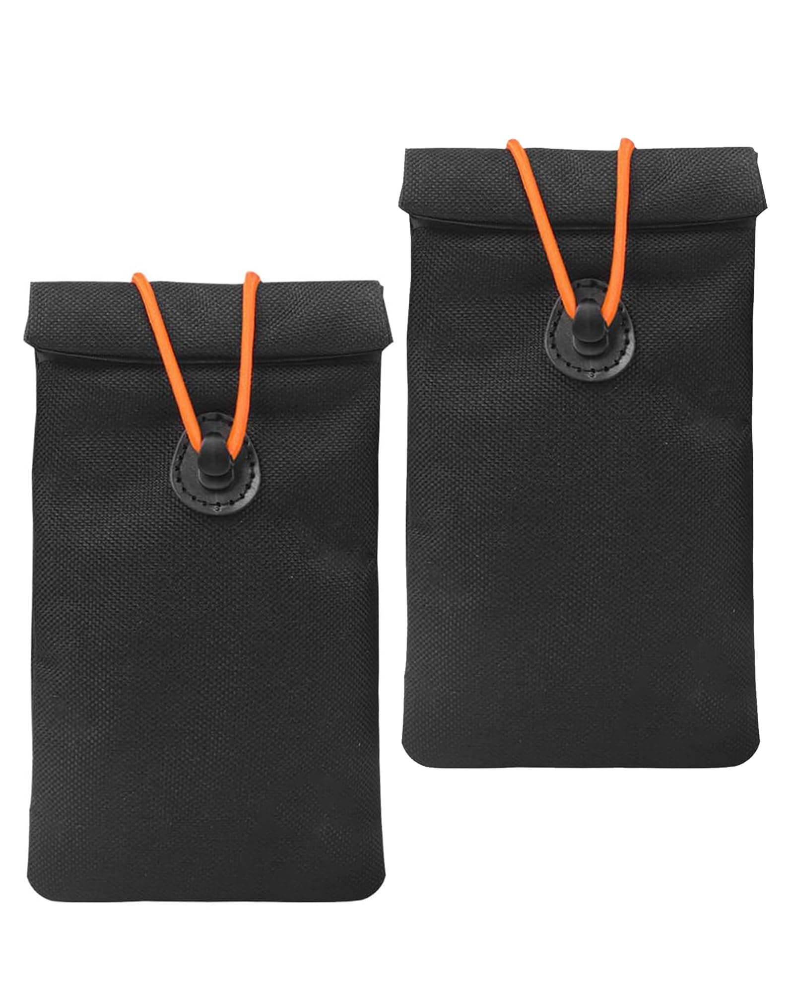 GEEDUD 2 Pack Faraday Pouch for Car Keys and Smartphone, Key Signal Blocking Bag, Anti Theft Car Protection, Cell Phone Keyless Entry Fob Signal Blocking Bag (Black)