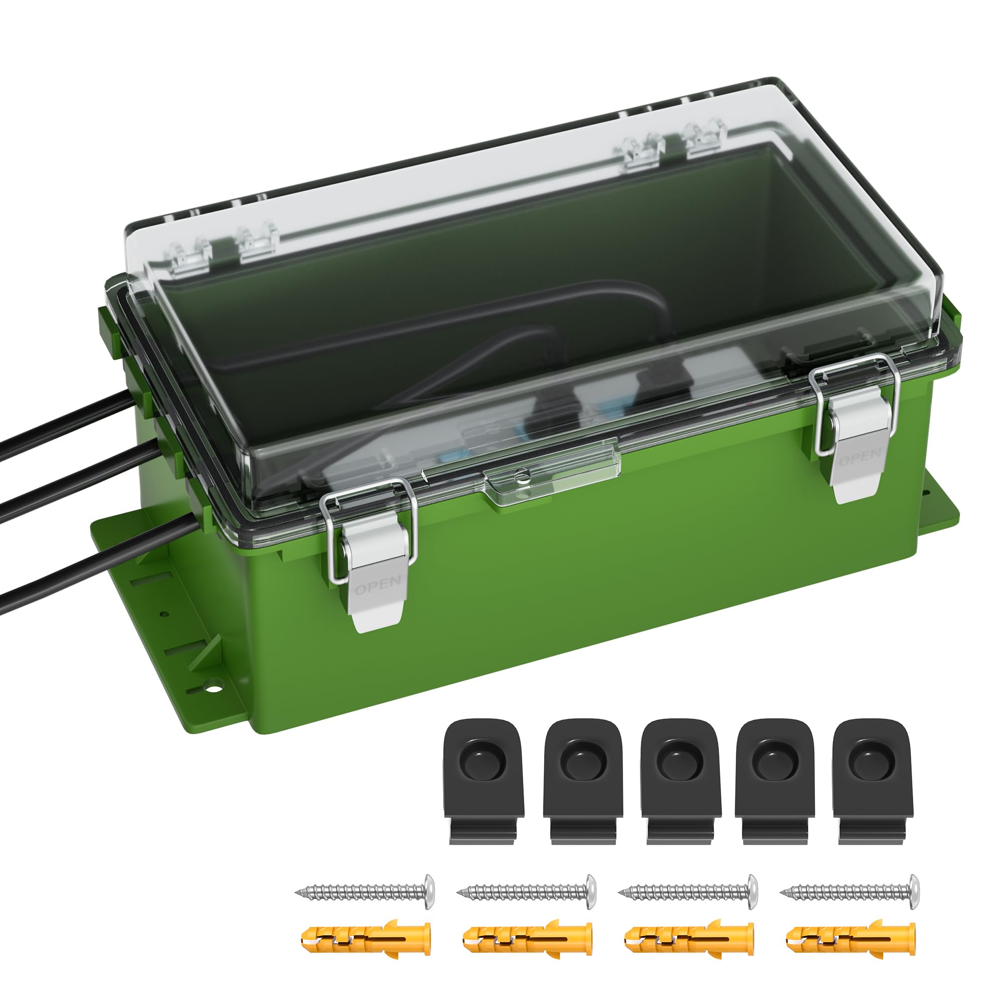 Snapklik.com : Large Outdoor Electrical Box 13x8x5 Outdoor Extension ...