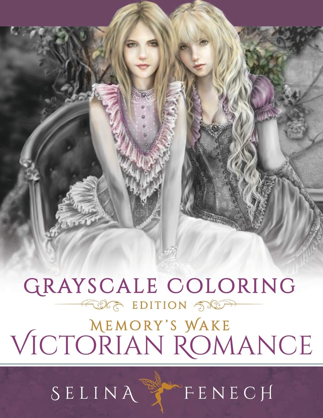 Memory's Wake Victorian Romance - Grayscale Coloring Edition: Volume 5 (Grayscale Coloring by Selina Fenech)