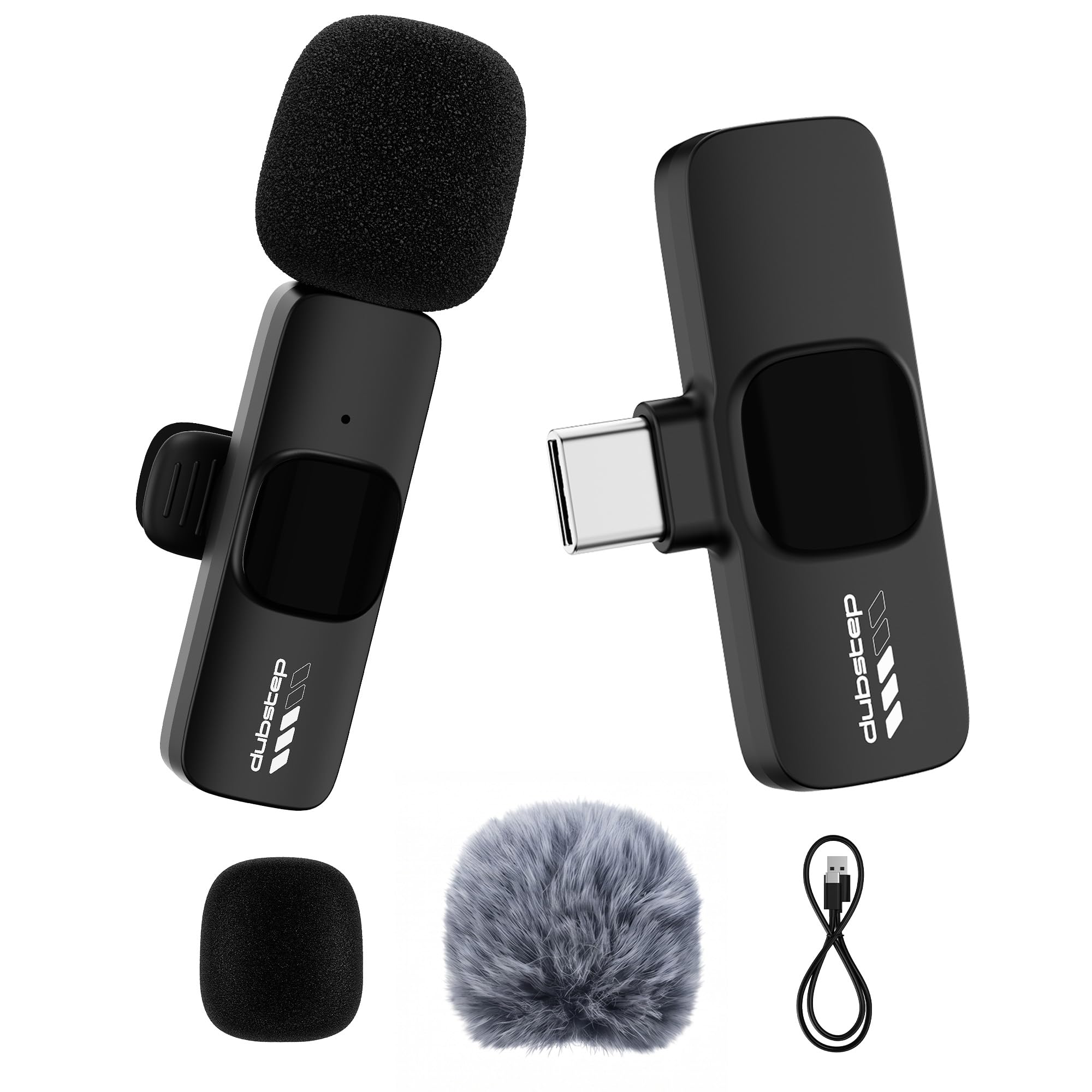 Dubstep Voxpop V1 Wireless Mic with USB-C Receiver, Noise Reduction, 20M Range, 6H Recording, Mic for Reels, Vlogs, Podcasts & Content Creation-picture-18