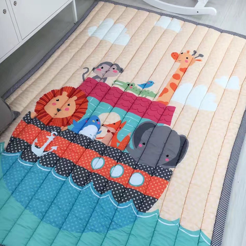 IHEARTYOUThick Baby Crawling Mat Cute Giraffe Play Carpet Children Bedroom Decor Living Room Rugs