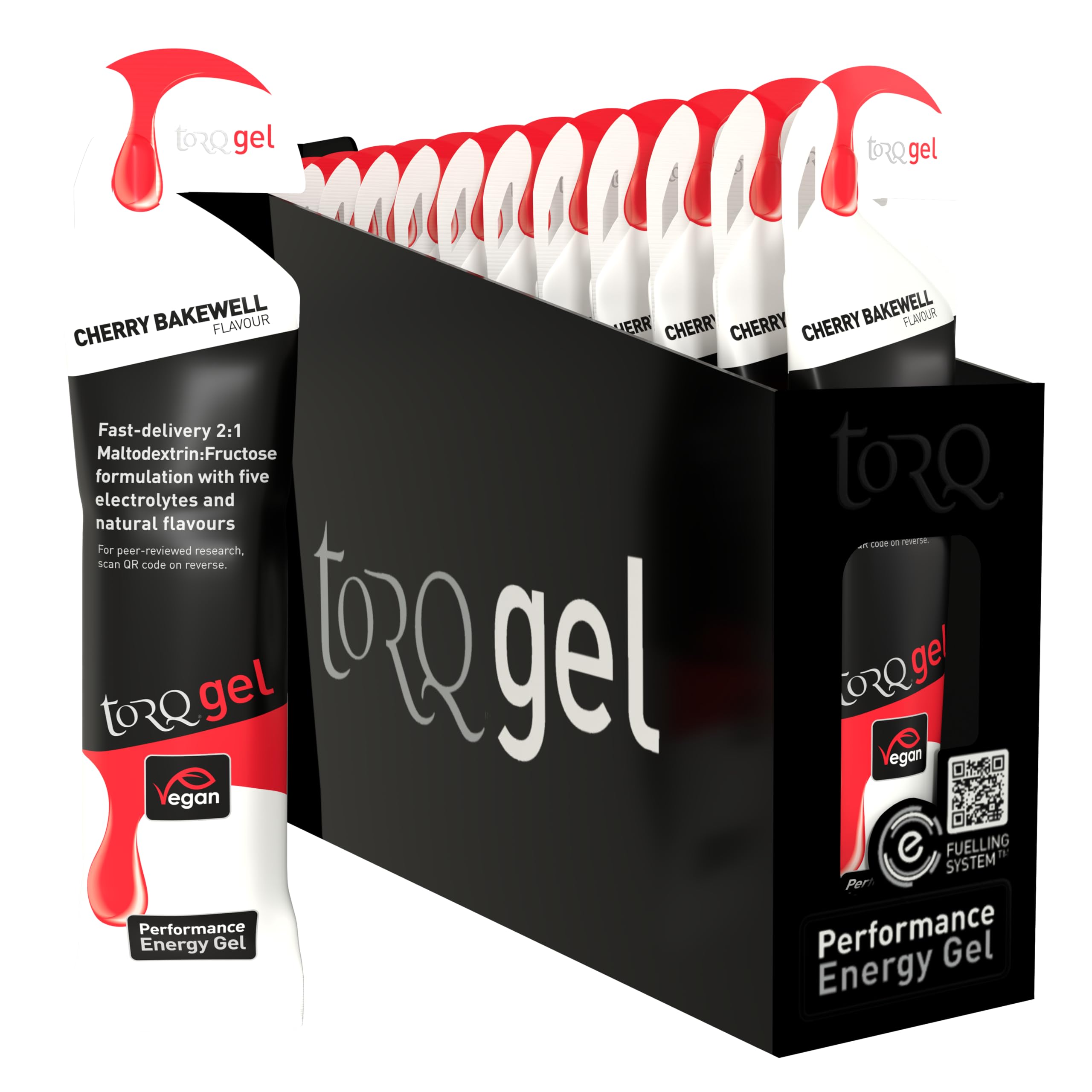 Torq  Red Energy Gel (15X 45G) in Size 15 x 45g, Sports Direct