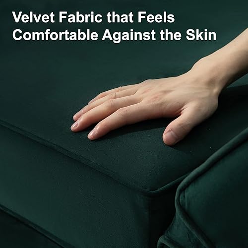 Miniatura 48 de Belffin Sofá modular Módulo medio con almacenamiento Accent Silla sin brazos para sofá modular seccional terciopelo gris Gris,Negro -,Azul,Verde