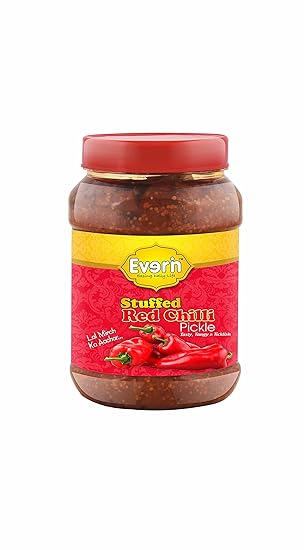 Homemade Tasty Tangy and Ticklish Red Chilli Pickle (250 gm)