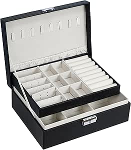 Portagioie Da Viaggio ADEL DREAM - Organizer Per Anelli, Orecchini E Collane In Pelle Sintetica - Foto 3