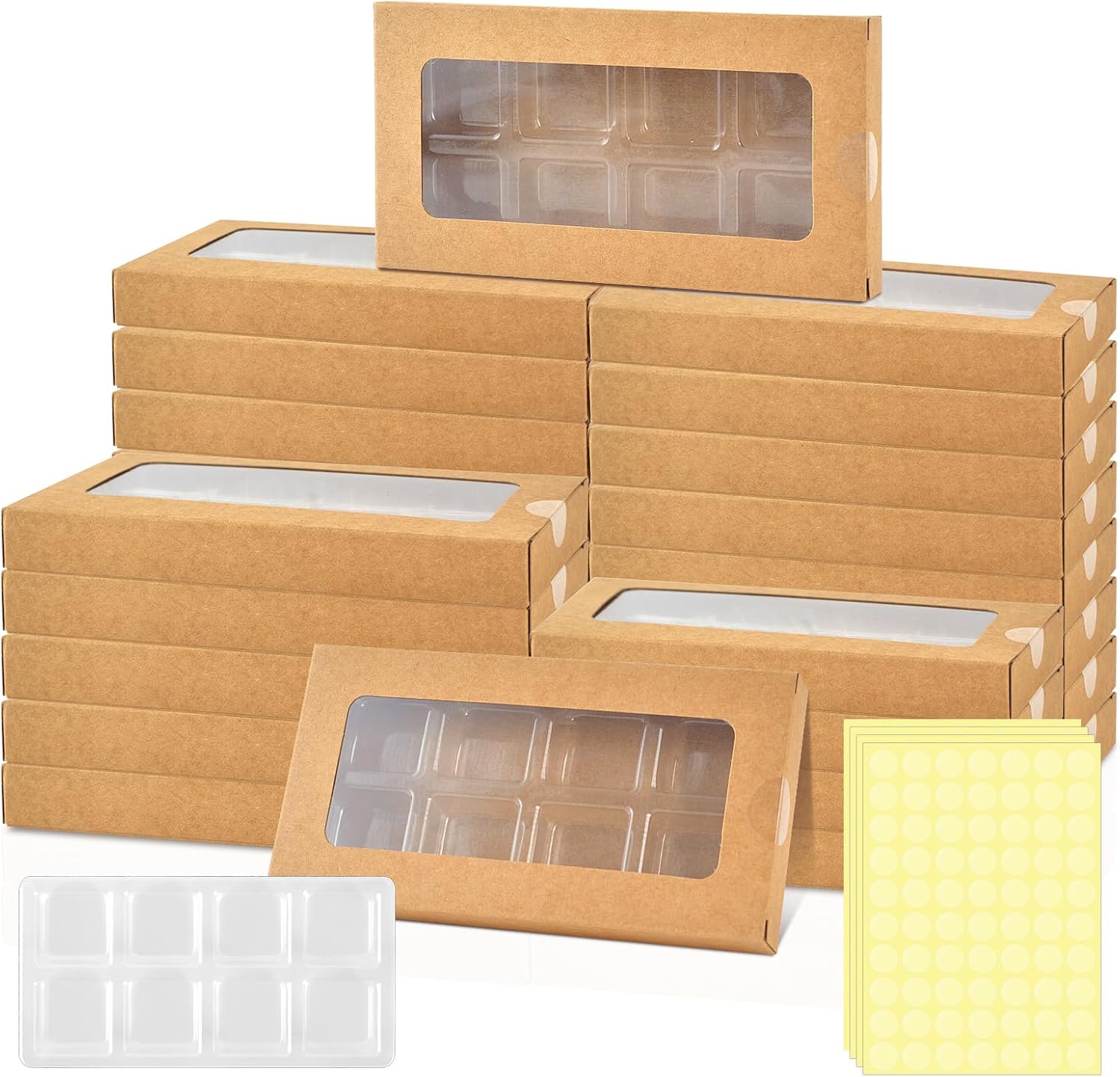 Gift Boxes for Wax Melts Plastic Mold with Box Wax Melt
