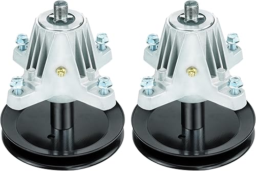 618-06991 918-06991 Conjunto de husillo para MTD Craftsman Troy Bilt 42 pulgadas Deck LT4200 CLT42G T1200 Super Bronco Pony TB2246 Paquete de 2