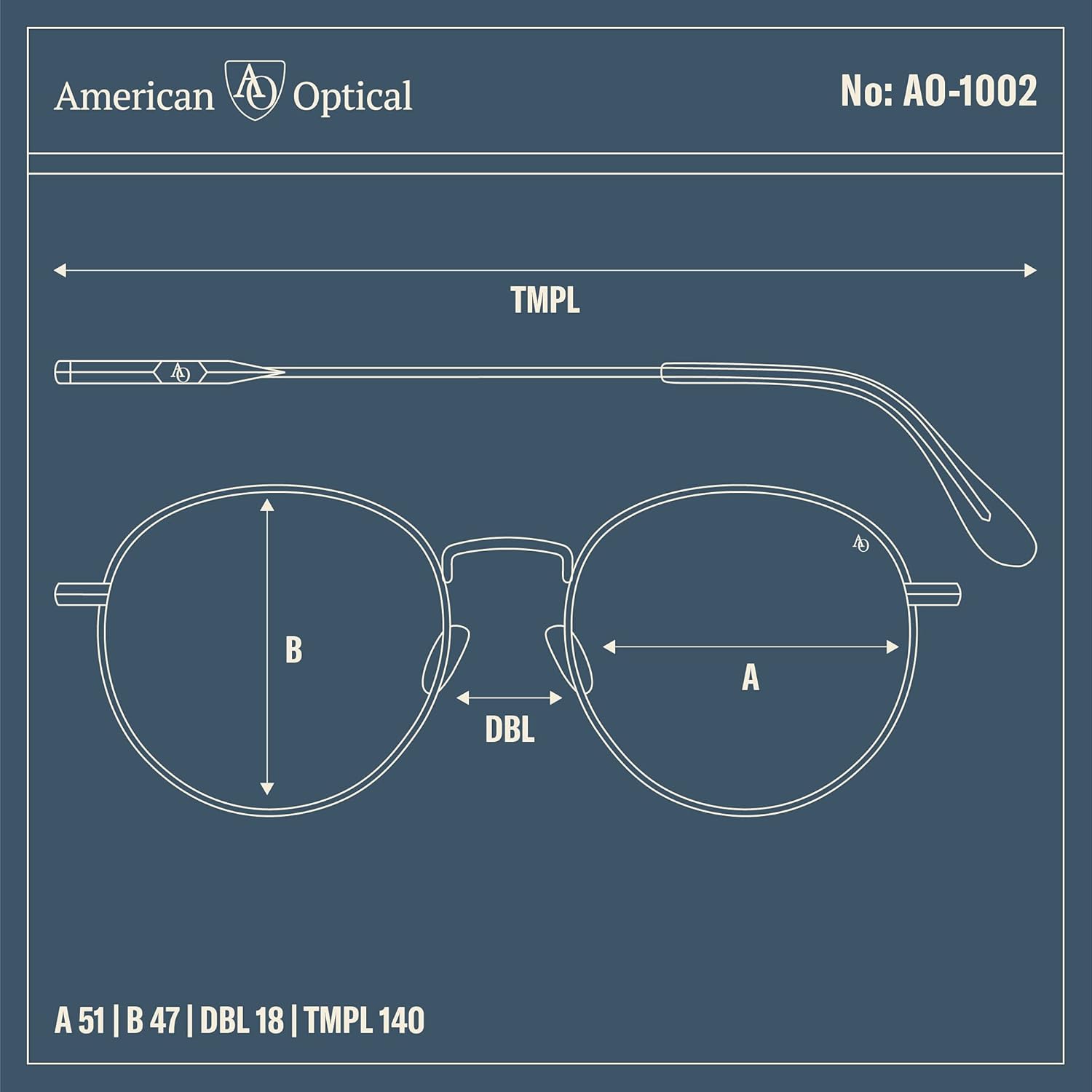 AO-1002 Sunglasses - AOLite Nylon Lenses