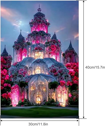 Miniatura 2 de YZDZSW Kits de pintura de diamantes para adultos, arte de cuadros de bordado de bricolaje, arte de diamantes 5D, taladro redondo completo para