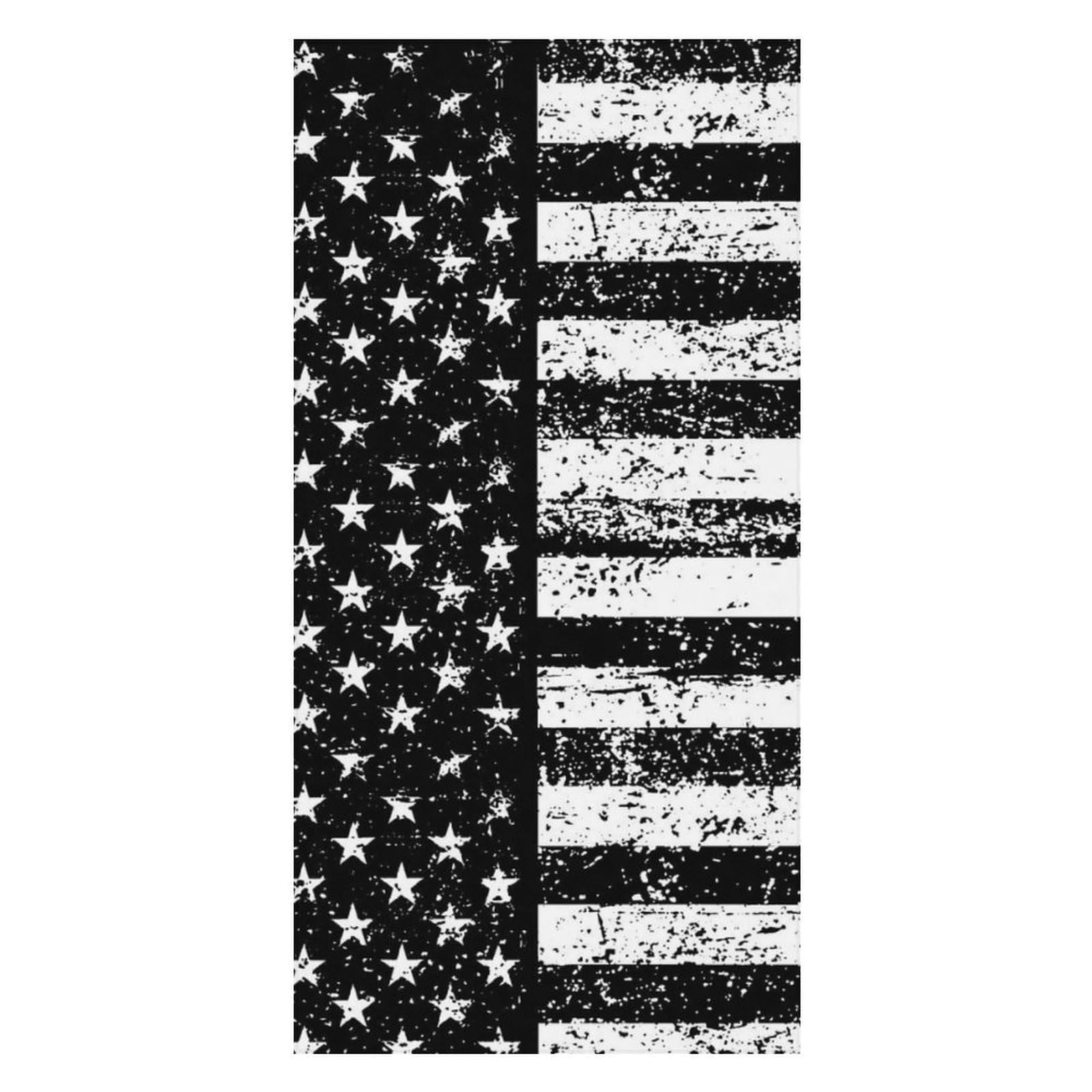 Anceky Beach Towel Soft Black American Flag Bath Towels Quick Dry Bath Towel for Beach Pool Yoga Swim Shower 31 X 63 in