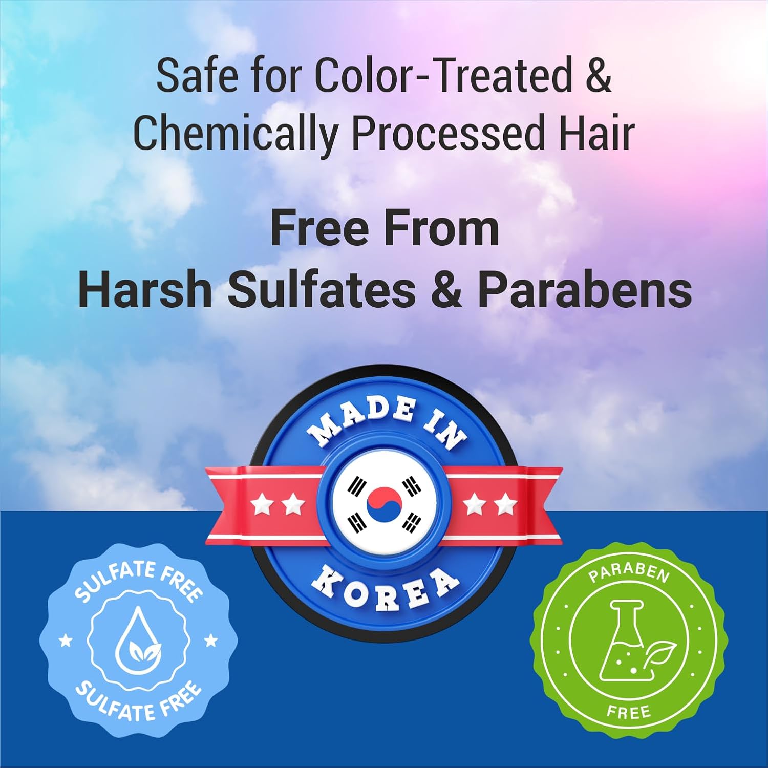 Color Care Shampoo & Conditioner Set – Protects Color, Nourishes & Adds Shine – With Tsubaki, Quercetin, Panthenol & Bioflavonoids – Sulfate & Paraben Free – For All Hair Types – 16 fl oz - Image 7