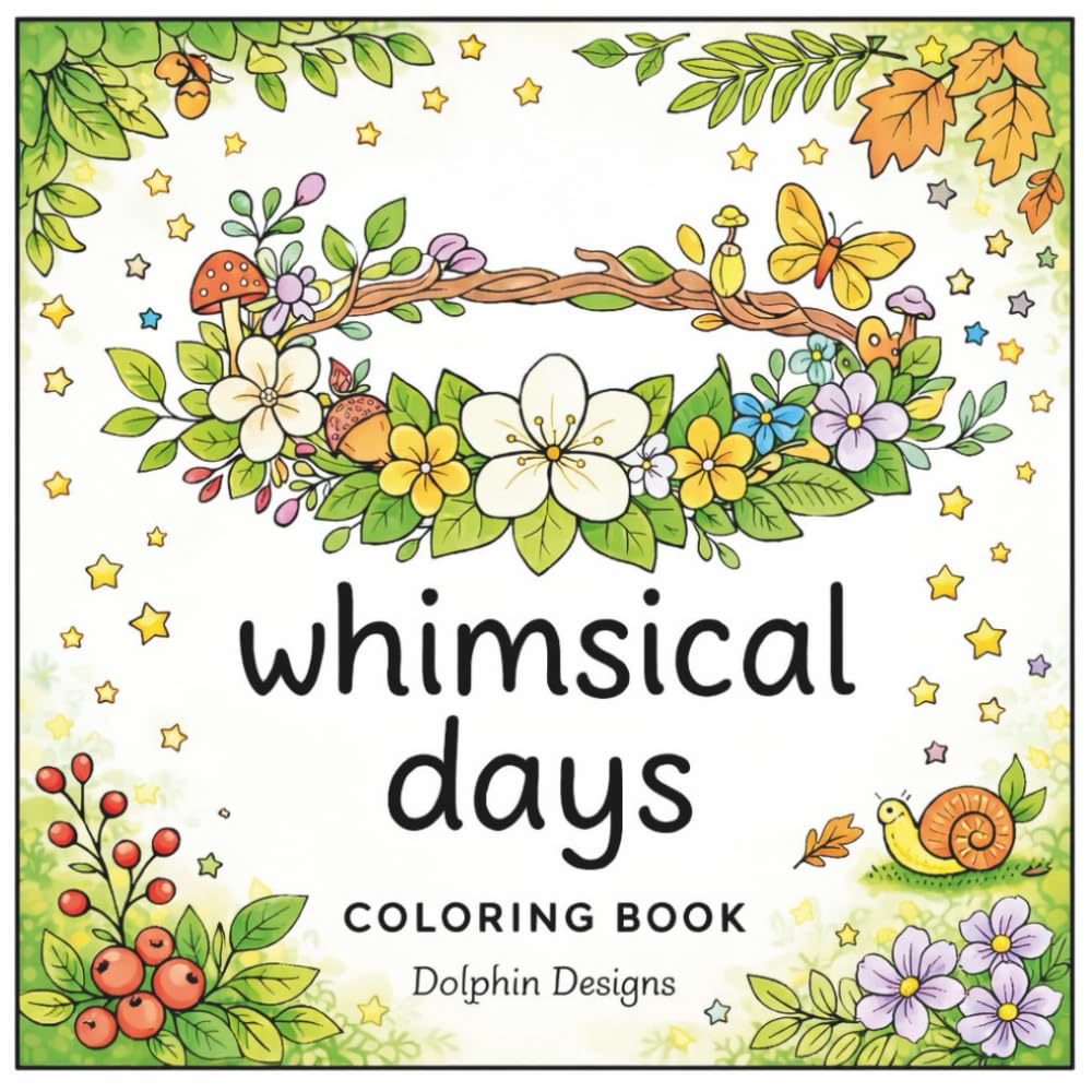 Whimsical Days: Coloring Book