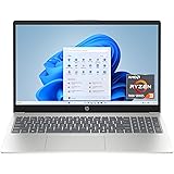 HP 15.6 inch Laptop, HD Touchscreen Display, AMD Ryzen 3 7320U, 8 GB RAM, 256 GB SSD, AMD Radeon Graphics, Windows 11 Home, Natural Silver, 15-fc0399nr