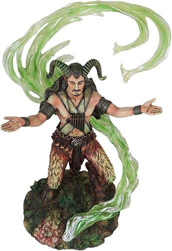 Miniatura 9 de Ebros Gift Anne Stokes Fantasía Arte Tierra Elemental Mago Hechicero Pan Sátiro Invocación Gaia Espíritu Magia Coleccionista de Poder Estatuilla