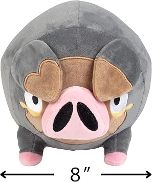 Pokemon Plush, 8-Inch Plush Toy - Super Soft, Authentic Details- Perfect for Playing, Displaying and Gifting - Gotta Catch Em All (Lechonk)