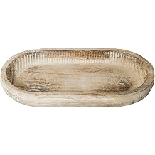 Sweet Water Decor Rustic Wood Tray for Home | Kitchen and Bathroom Dispenser Holder | Jewelry Dish | Wooden Soap Holder for Bottles | Trays for Counter Tops | Vanity Plate | Farmhouse Dish Decor