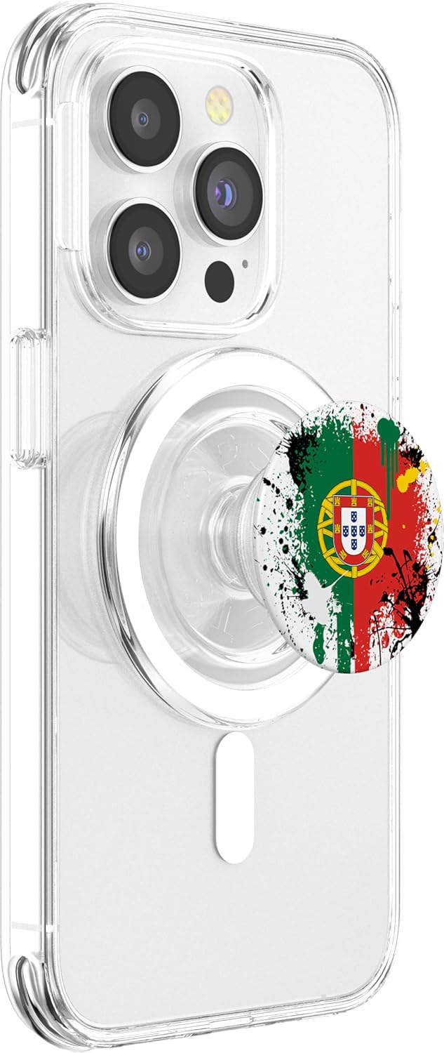 Portugal Flag Phone Case Cell Smartphone Gift for Portuguese PopSockets Grip and Stand for Phones and Tablets PopSockets MagSafe PopGrip for iPhone