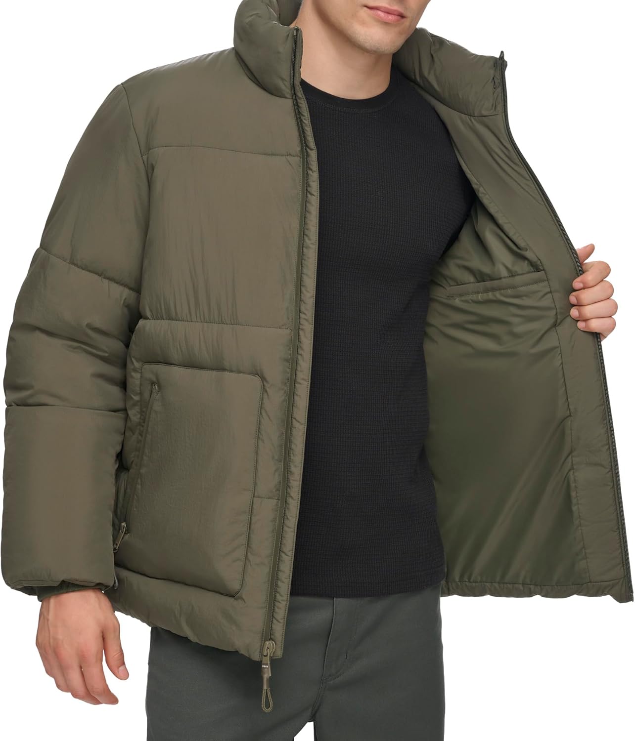 DKNY mens Block Puffer Jacket - Image 3