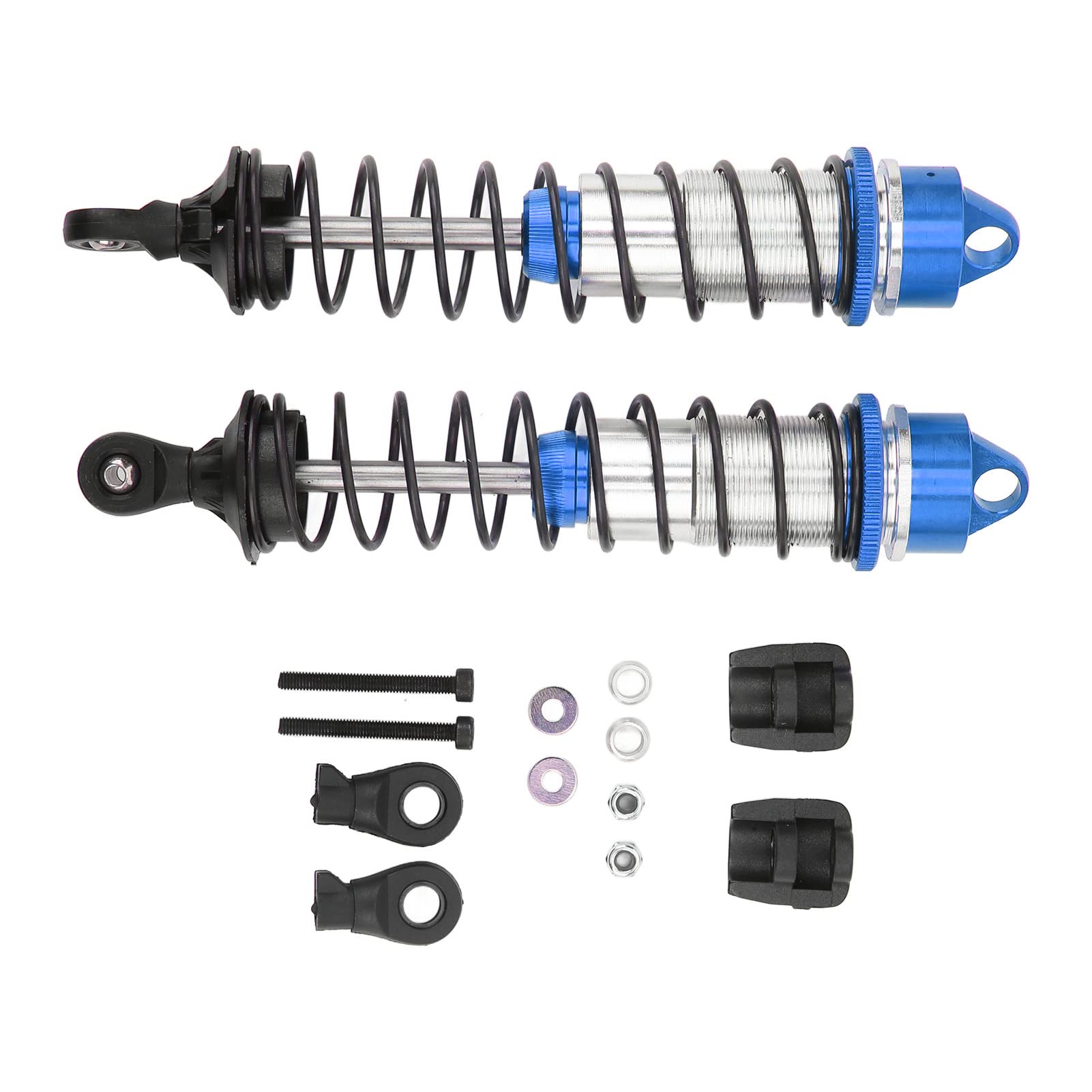 Amortyzator tylny RC Profesjonalny amortyzator tylny samochodu RC ze stopu aluminium do serii 1/7 1/8 RC (Niebieski)