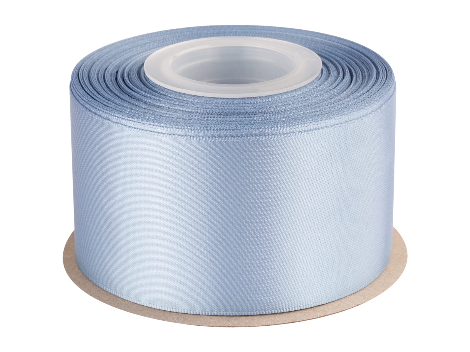 Double Faced Satin Ribbon, 50mm X 22M, Solid Polyester Craft Ribbon, Perfect for Gift Wrapping Crafts