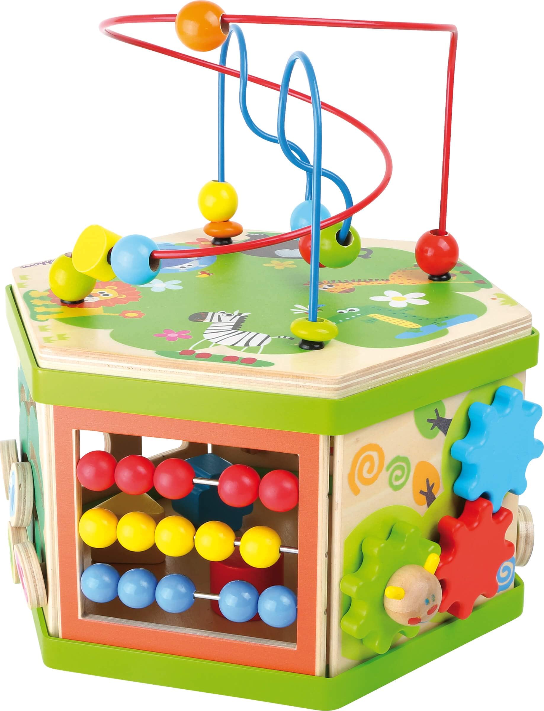 Small Foot Piccolo Piede Azienda 4244 - Abilità motorie Cubes Safari: