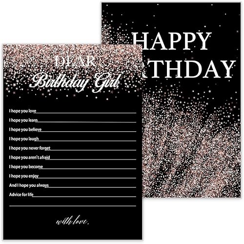 Miniatura 1 de Tarjetas de juego de fiesta de cumpleaños para adultos, suministros de cumpleaños para niñas, actividad, decoraciones, paquete de 20