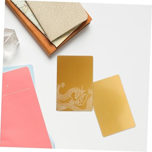 Miniatura 7 de Operitacx 50 Uds tarjetas en blanco tarjetas de visita sublimación etiqueta de equipaje en blanco tarjetas pequeñas espacios en blanco tarjetas en