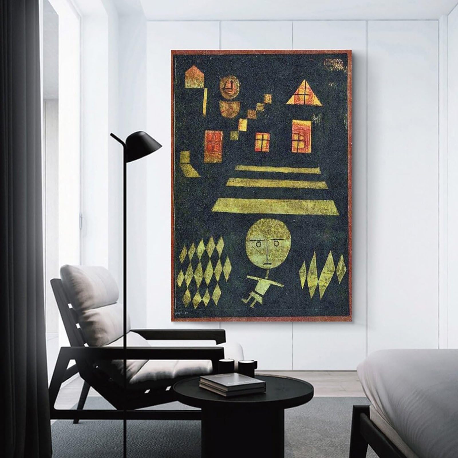 Amazon.co.jp: Paul Kleeパウル・クレー代表作「階段の上の子供