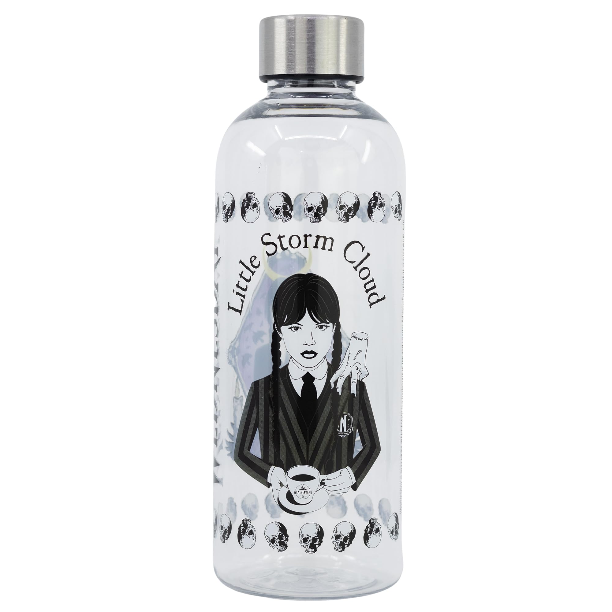 Stor Stainless Steel Bottle Wednesday (Wednesday) 980 ml, Children, Multicolor, Standard