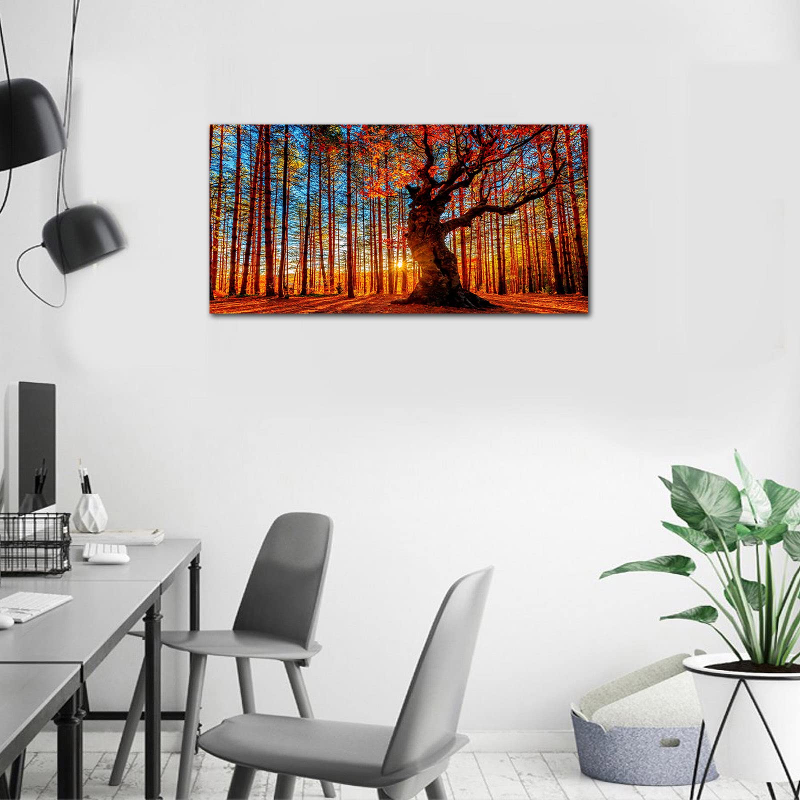 ●TULLIANO 100% SILK block canvas art XL● Amazon.com: Muolunna BK1875 Wall Art Decor Large Canvas