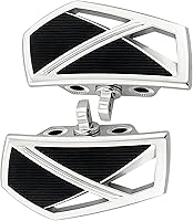 Vista 9 de FATECIM Estriberas para motocicleta, pedales, reposapiés, motocicleta de carretera, mini tableros, conductor, pasajero, mini tablas de suelo