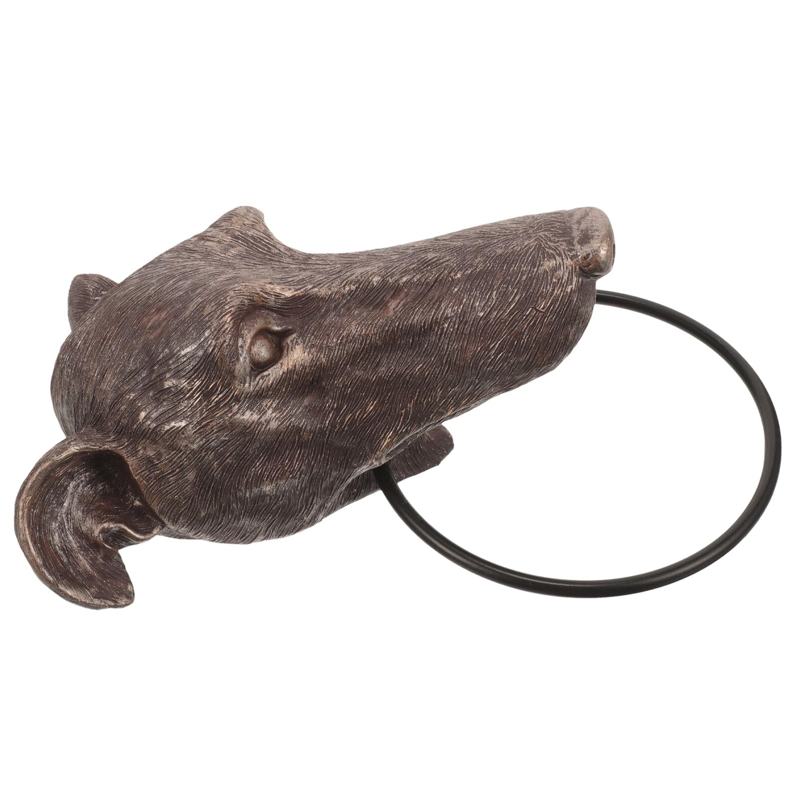 Heurtoir de porte tête de chien OUNONA pour remplacer une sonnerie en panne