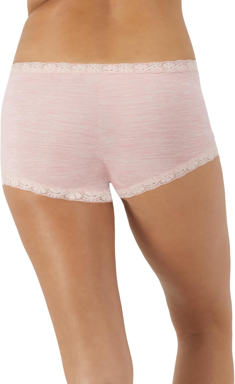 Maidenform Women's Underwear Boy Shorts Pack, 3-Pack, Microfiber Boy shorts Underwear Women Pack, Lace Panties for Women - Image 3