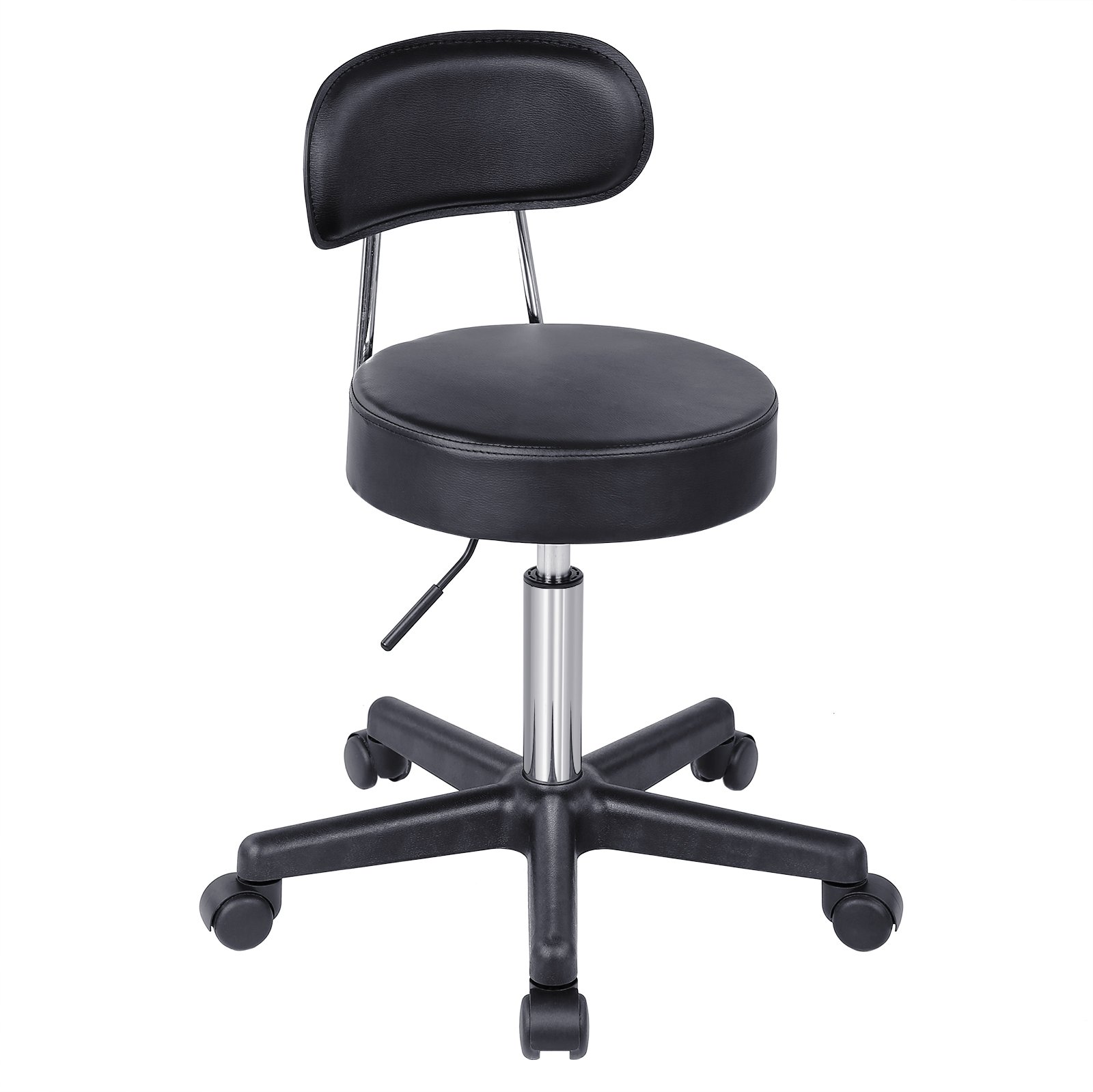 Buy SONGMICS Swivel Stool on Wheels, Adjustable Rolling Stool