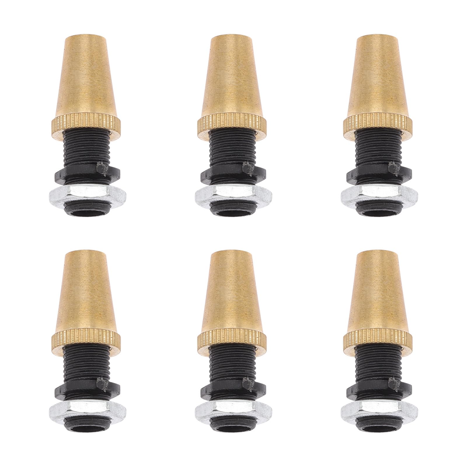 Presse-étoupe en Cuivre M10, Lot de 6, Suspendre Lumineuse Rétro, Protège les Fils, Montage Diy, Finition Or