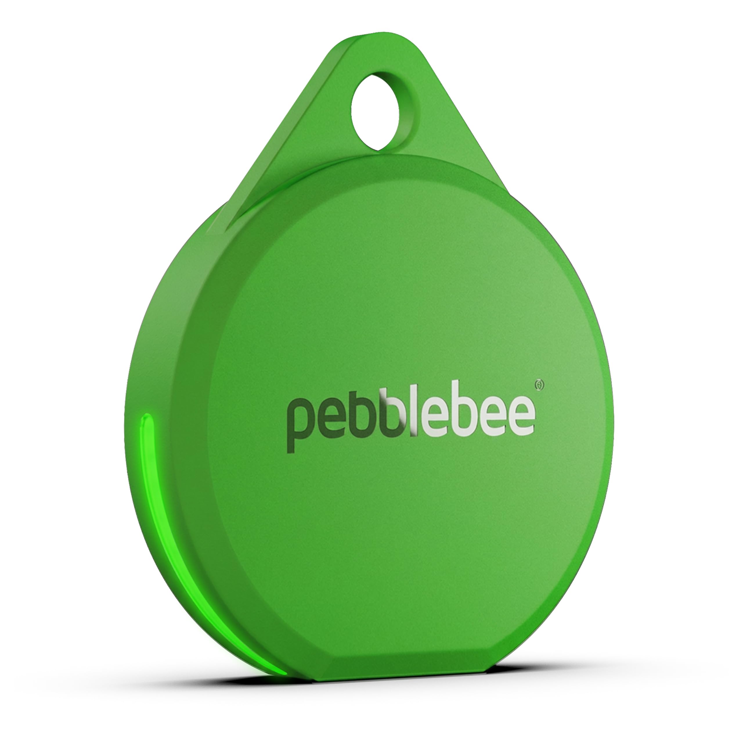 Pebblebee Clip 5 Bluetooth Tracker Tag, 130dB Siren | Techno Lime