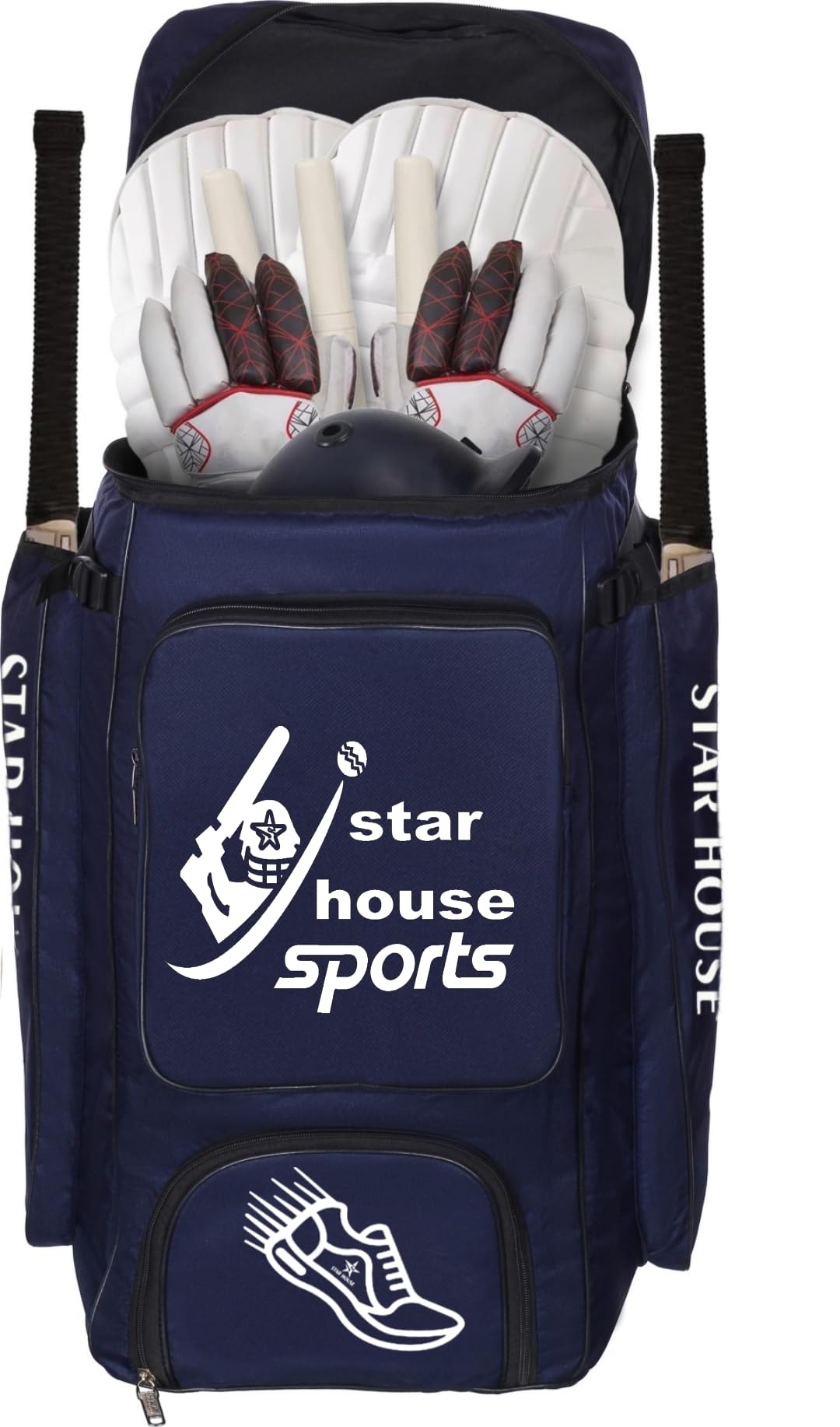 Grow wings Best Blue New Attractive Design Padded Cricket Kit Bag for Cricketer-picture-35