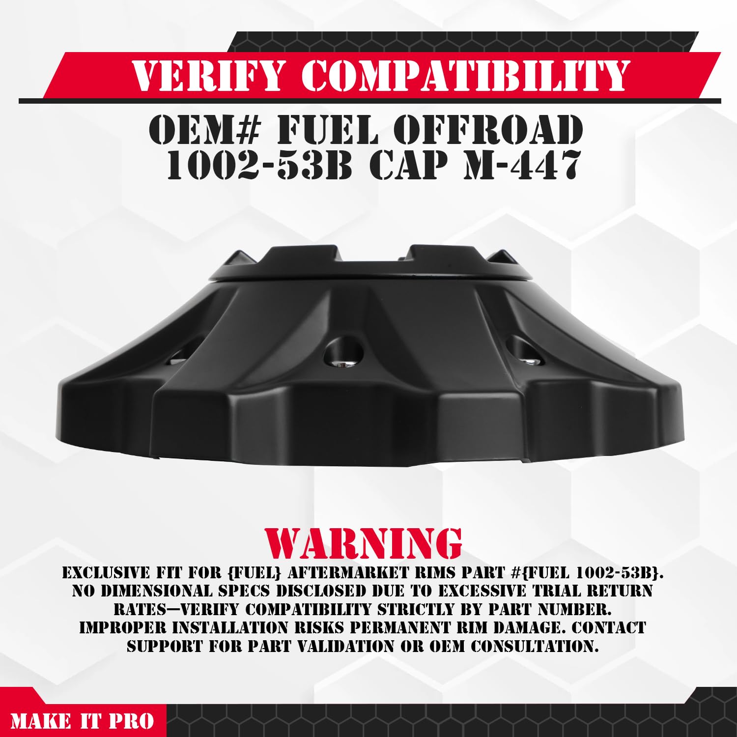 Amazon.com: KitsPro Wheel Center Caps for Fuel Offroad Rim