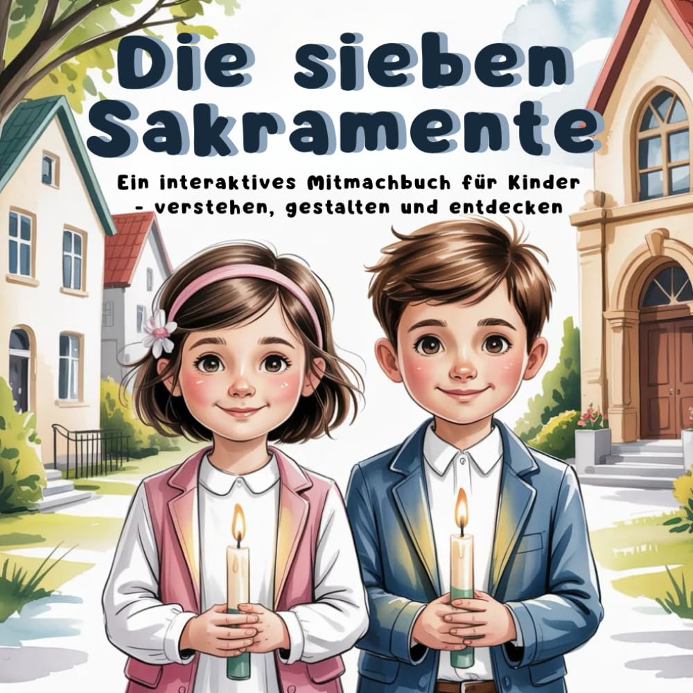 Die sieben Sakramente: Ein interaktives Mitmachbuch für Kinder – verstehen, gestalten und entdecken