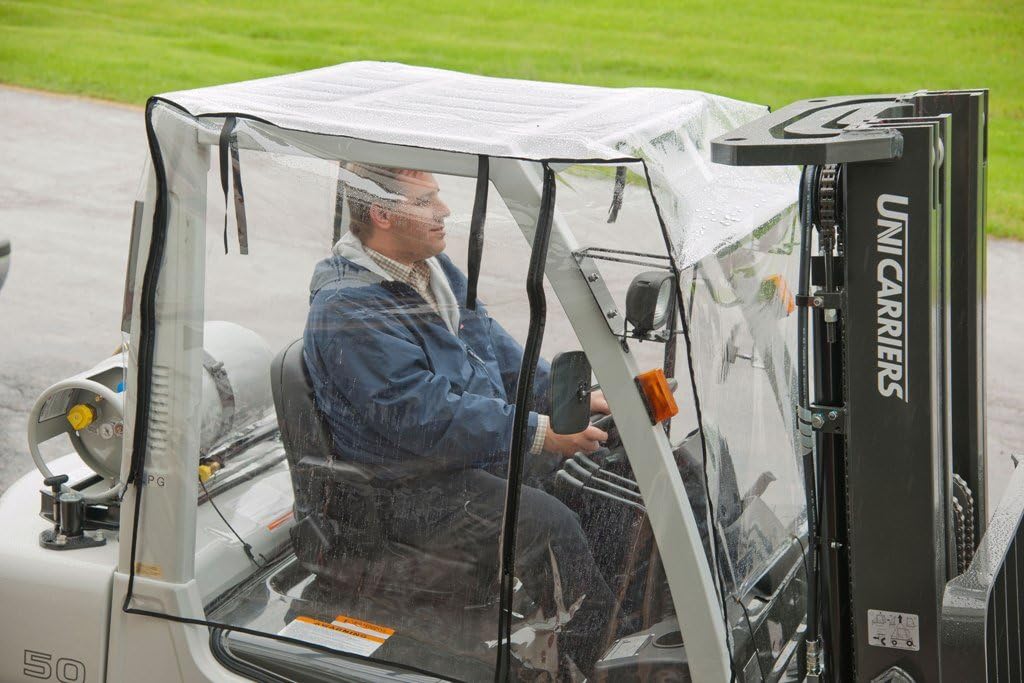 Heavy Duty Full Drivable Forklift Cab Enclosure Cover Clear