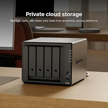 Synology DiskStation DS923+ 4-Bay NAS Enclosure Server | AMD Ryzen R1600