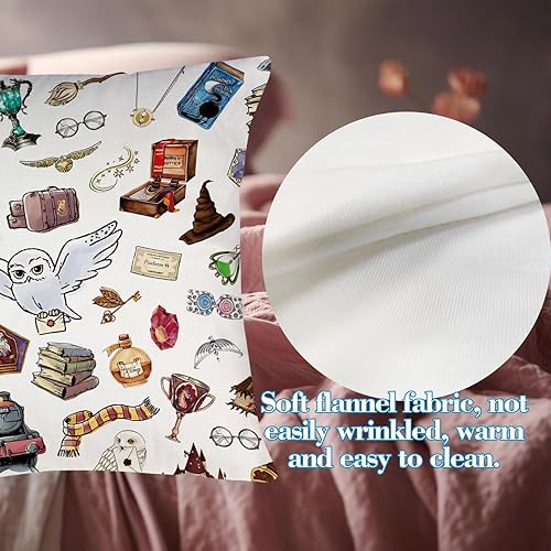 Miniatura 4 de Fundas de almohada de lectura de Harry para los amantes de los libros, regalo de mago, funda de almohada de regalo para bibliotecario, lector