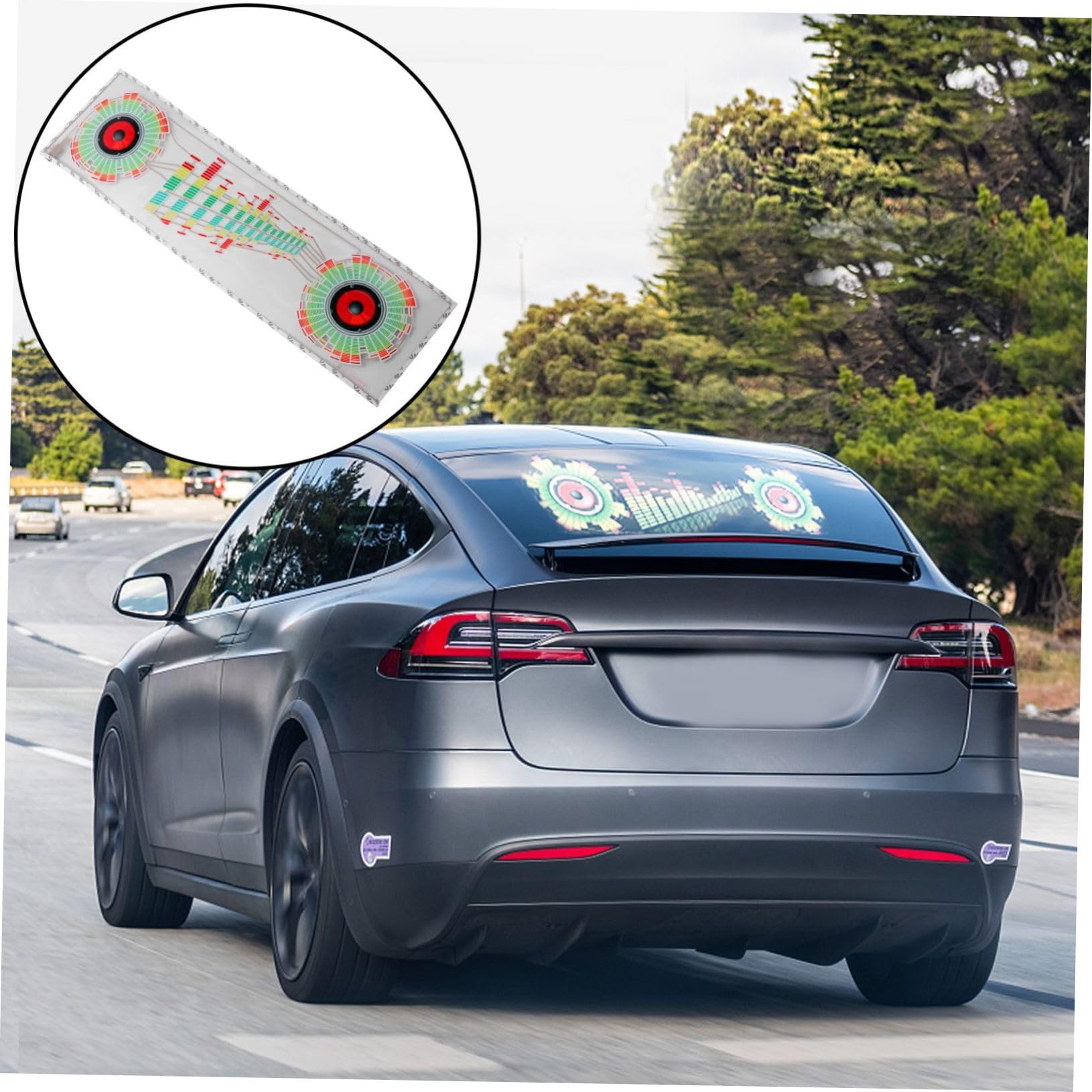 Control De Voz Luz De Automotriz Luz Musical Patentada USB Lámpara De Noche para Coche