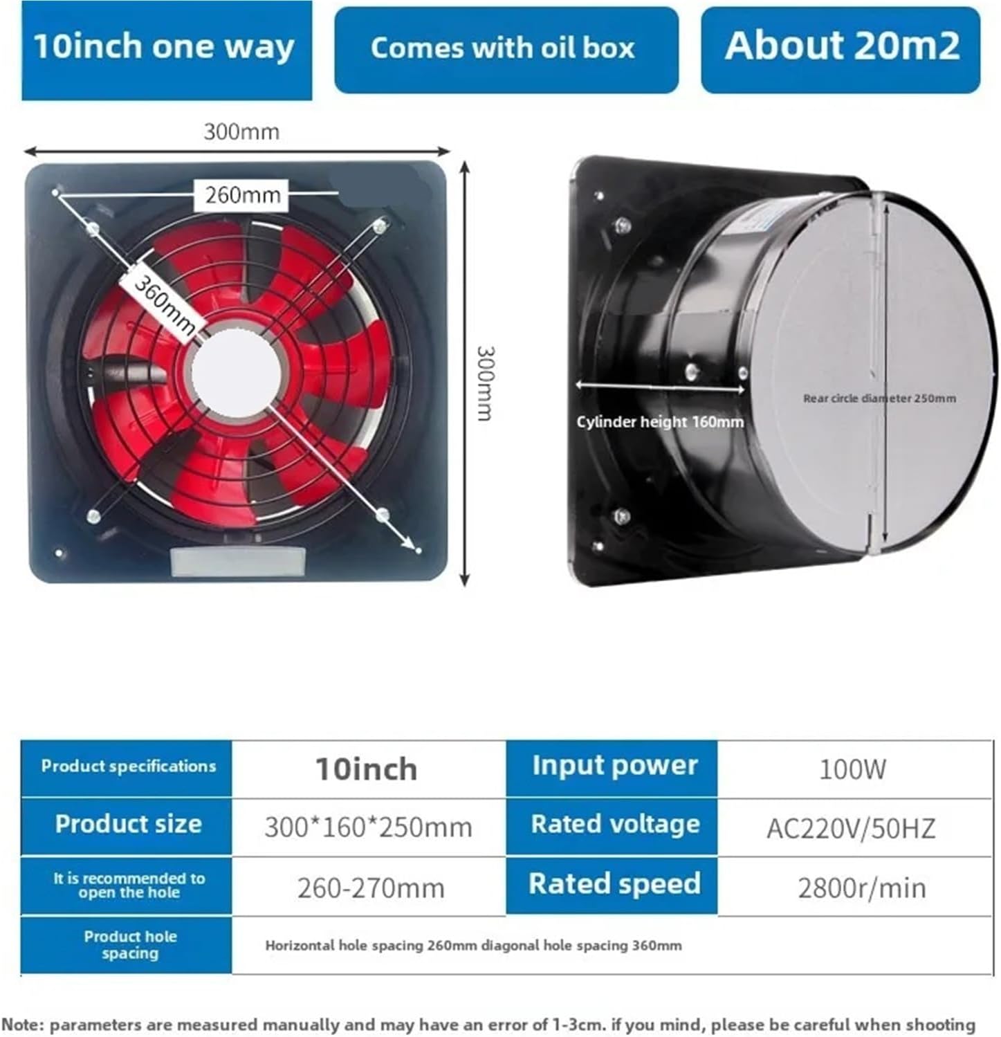 220v High Suction Rural Kitchen Powerful Exhaust Fan Range Hood