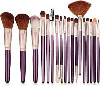 18 PCs Makeup Brush Blush Powder Foundation e...
