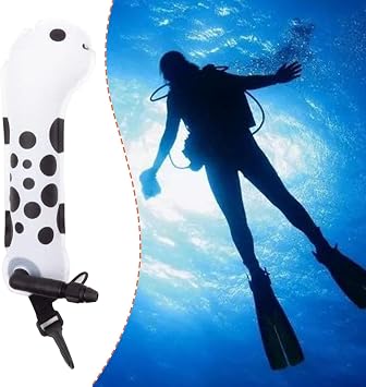 Surface Diving Buoy, Buoy, Portable, Underwater, with Clip, Easy-to-inflate Accessory, Inflatable Diving Buoy (SMB)