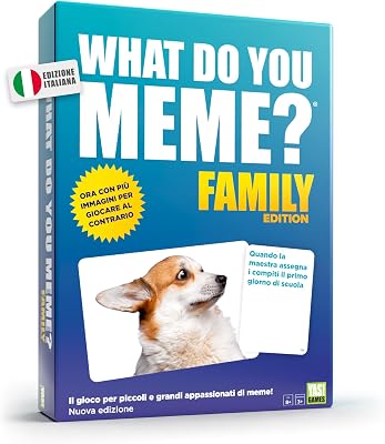 Yas games - what do you meme family - l'unico in italiano - party game per 3 o più giocatori dagli 8 anni in su